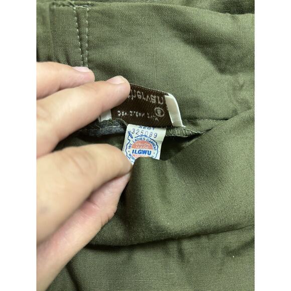 Weathervane 6 Vintage Army Green Pencil Skirt Work Career Made In USA Pockets - Picture 6 of 7